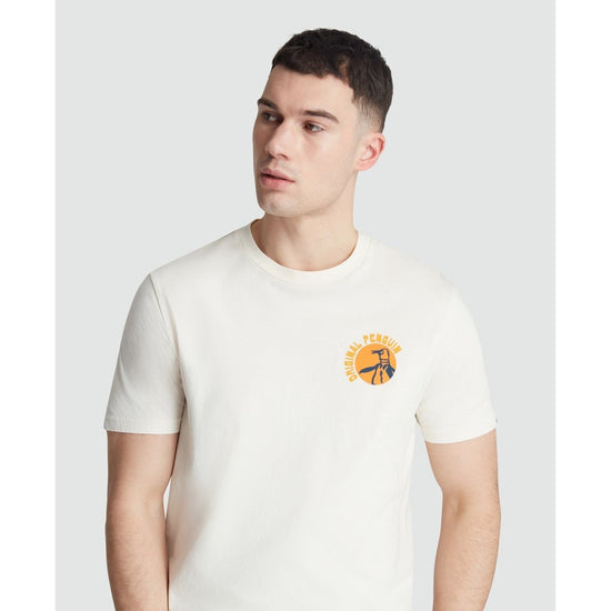 Cocktail Pete Graphic T-Shirt In Birch - RUTHERFORD & Co