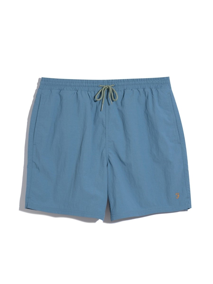 Colbert Swim Shorts In Blue Tide - RUTHERFORD & Co