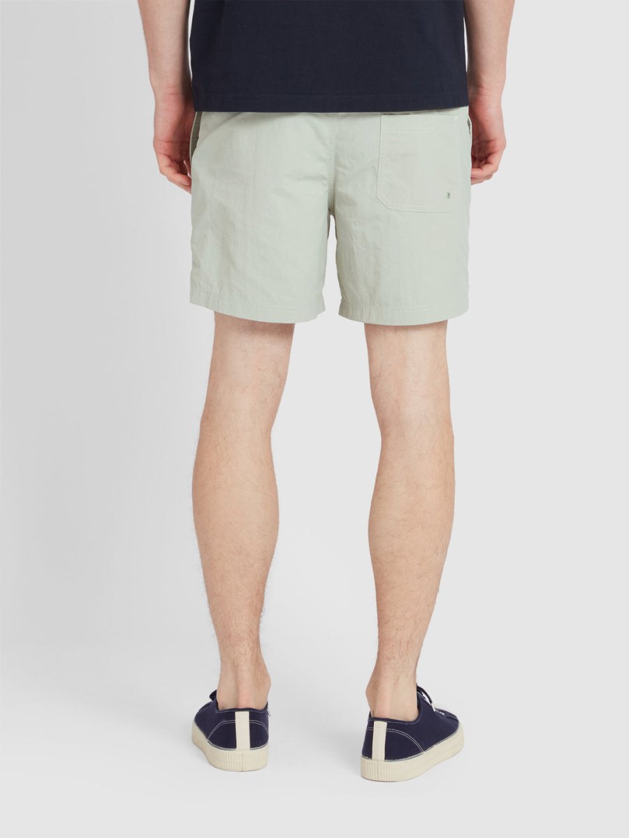 Colbert Swim Shorts In Grove Green - RUTHERFORD & Co