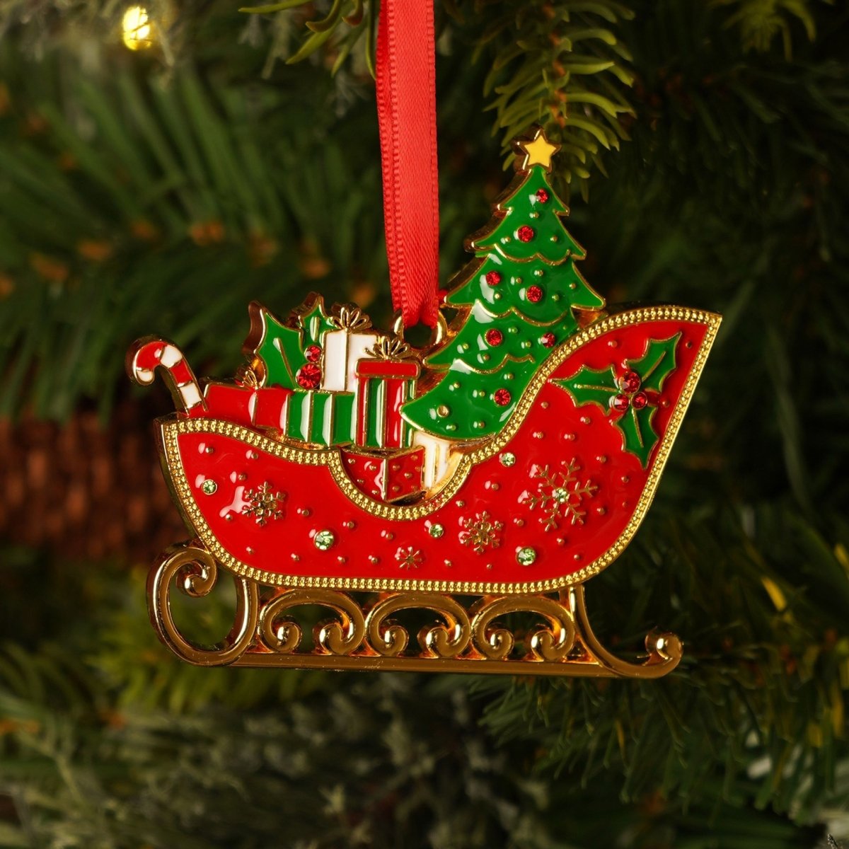 Collectable Tree Decoration - Sleigh - RUTHERFORD & Co