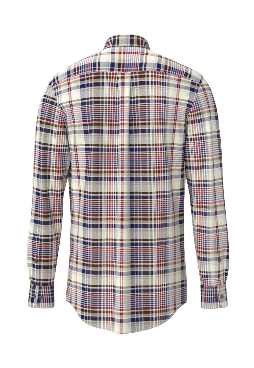 Colorful Flannel Check, Button Down Shirt - RUTHERFORD & Co