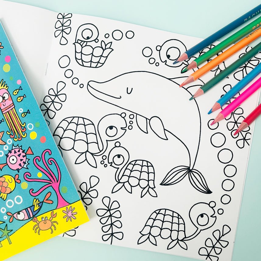 Colouring Book/Love Our Oceans - RUTHERFORD & Co