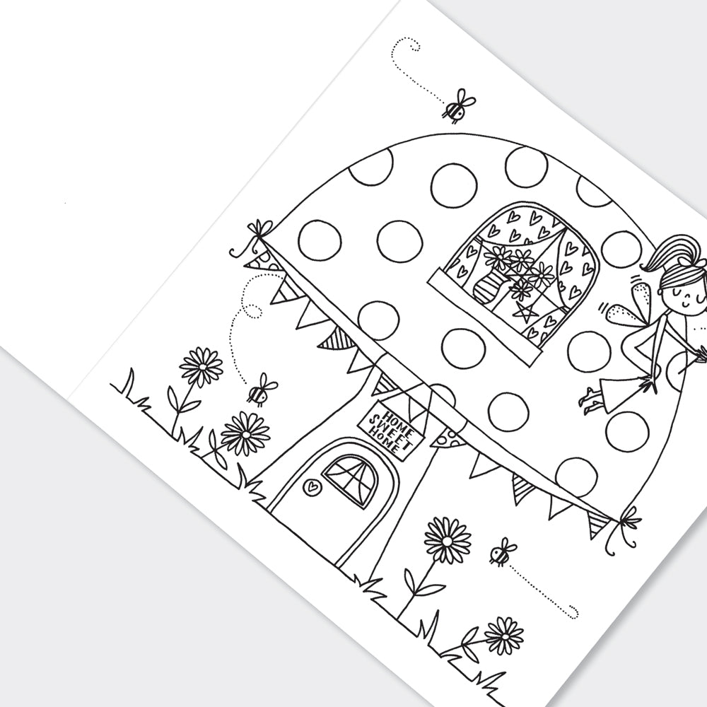 Colouring Book/Magical Fairies - RUTHERFORD & Co