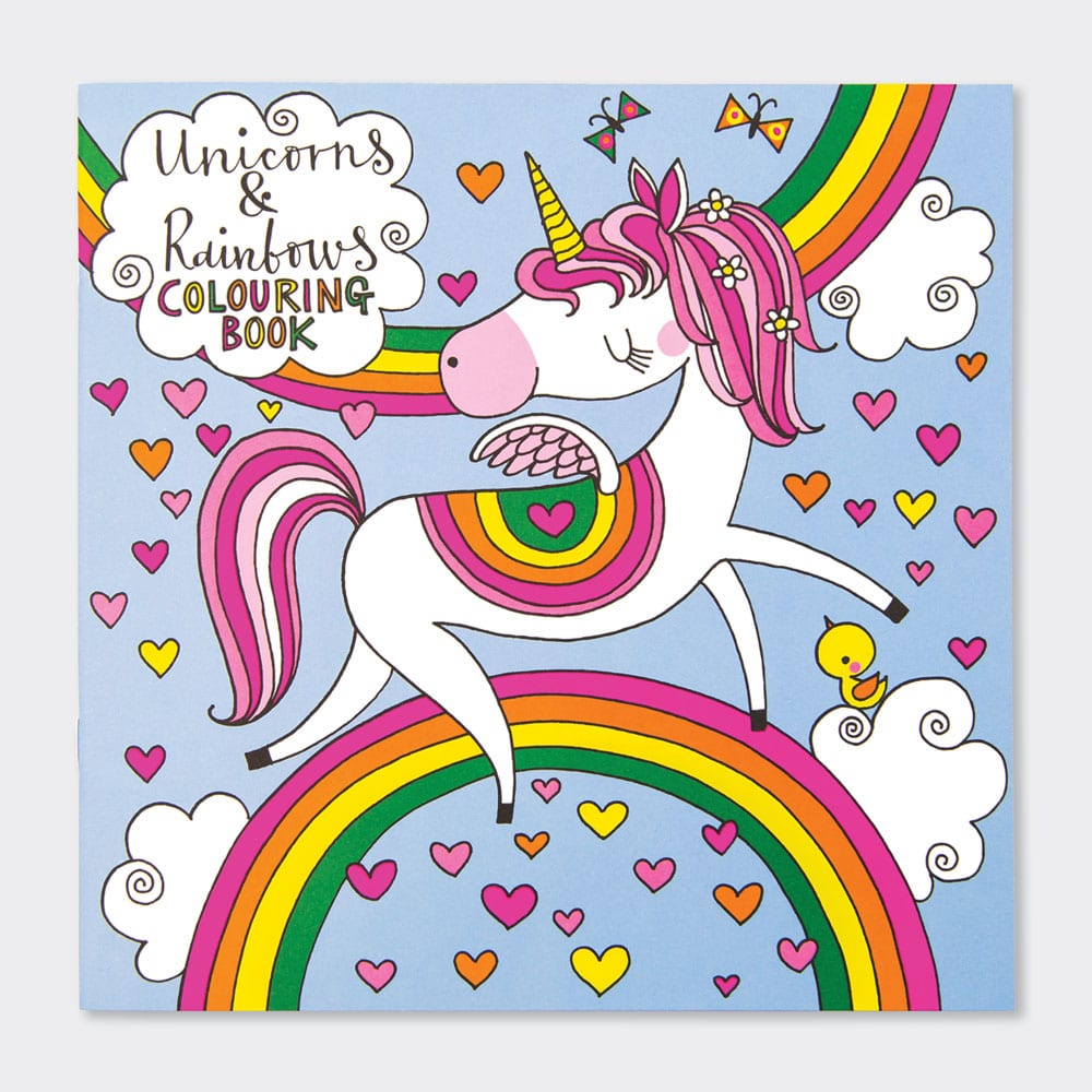 Colouring Book/Unicorns & Rainbows - RUTHERFORD & Co
