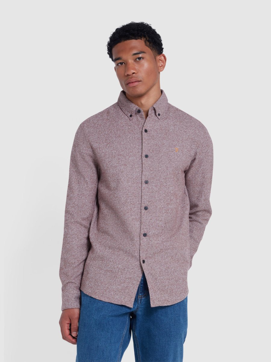 Colver Casual Fit Textured Shirt - RUTHERFORD & Co