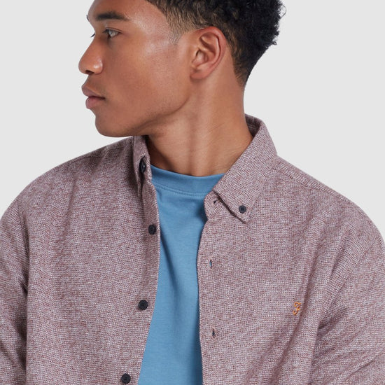 Colver Casual Fit Textured Shirt - RUTHERFORD & Co