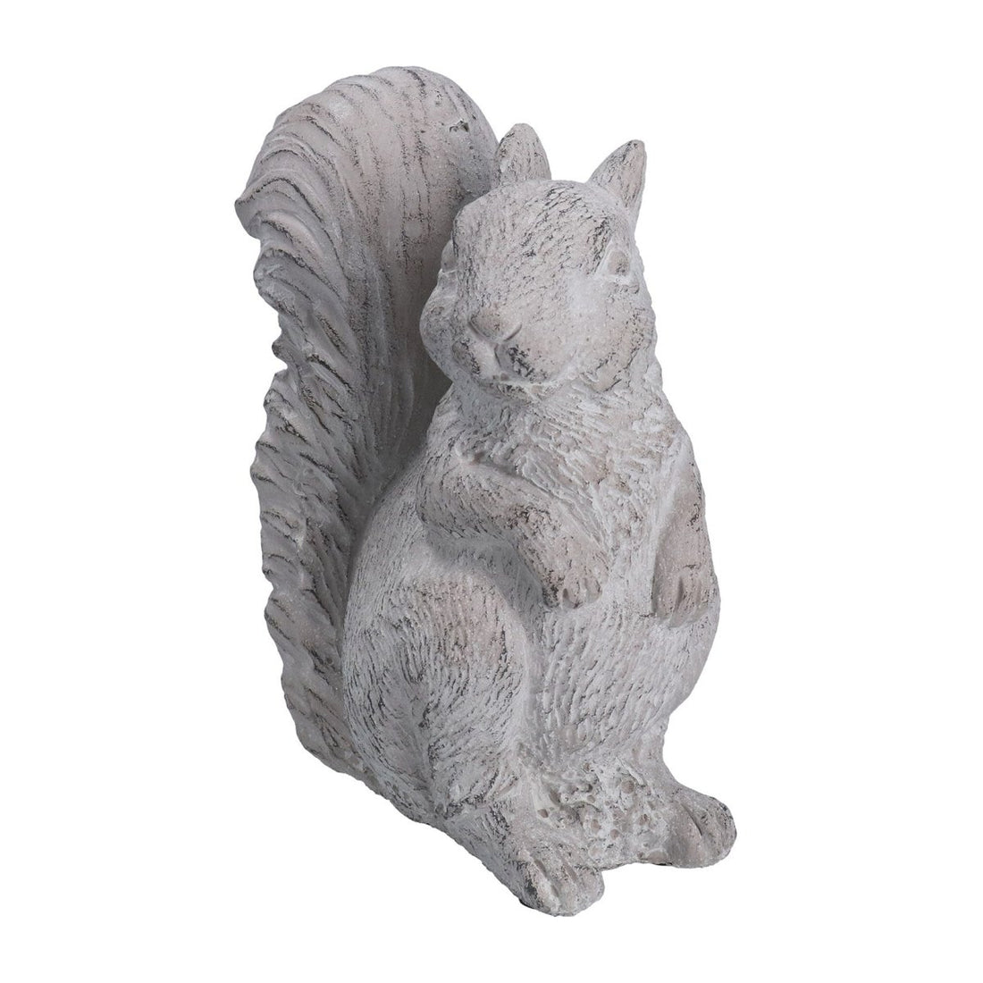Concrete Orn 20cm – Stone Effect Squirrel - RUTHERFORD & Co