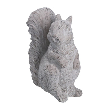 Concrete Orn 20cm – Stone Effect Squirrel - RUTHERFORD & Co