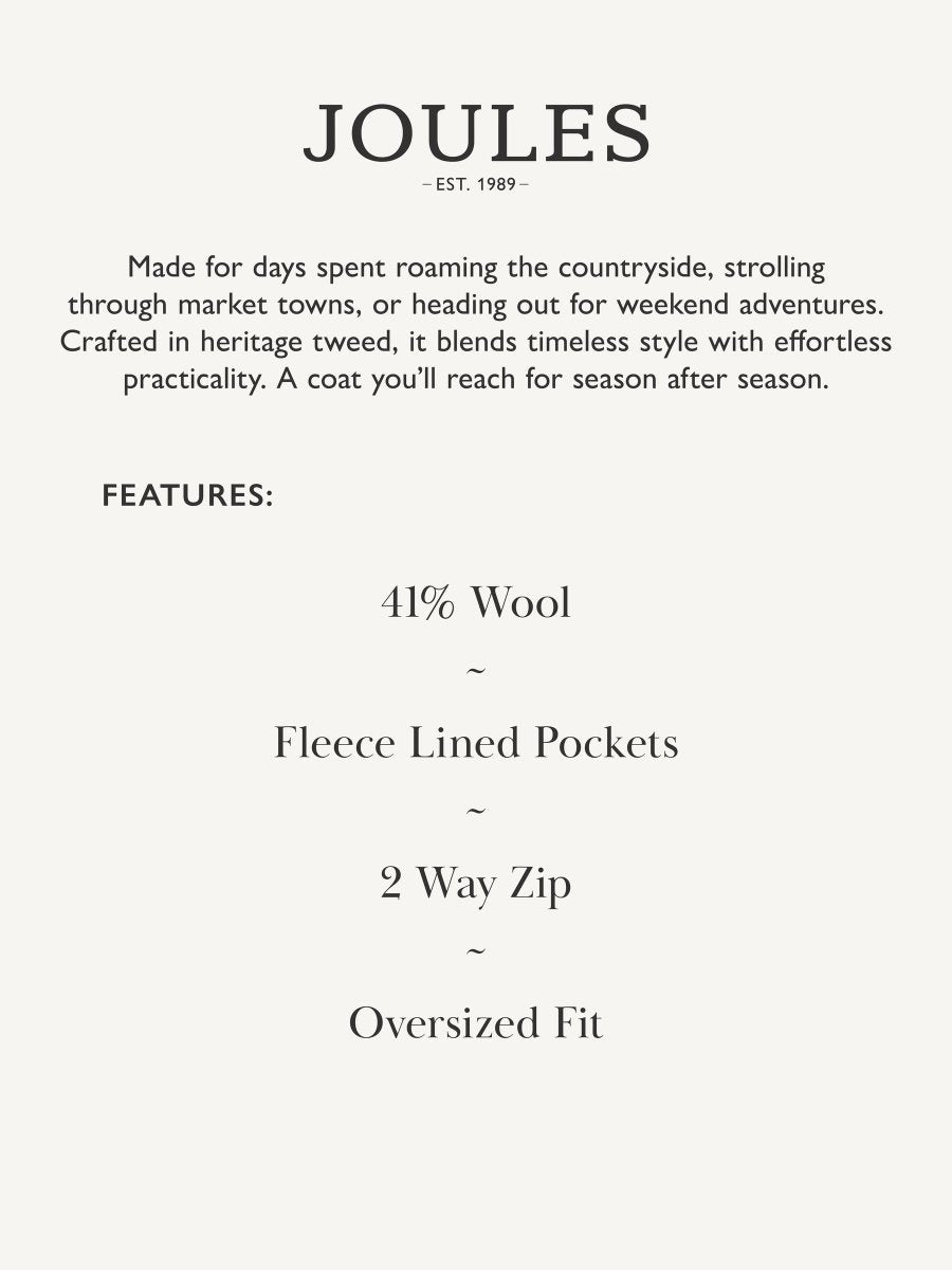 Contemporary Brown Check Tweed Fieldcoat - RUTHERFORD & Co