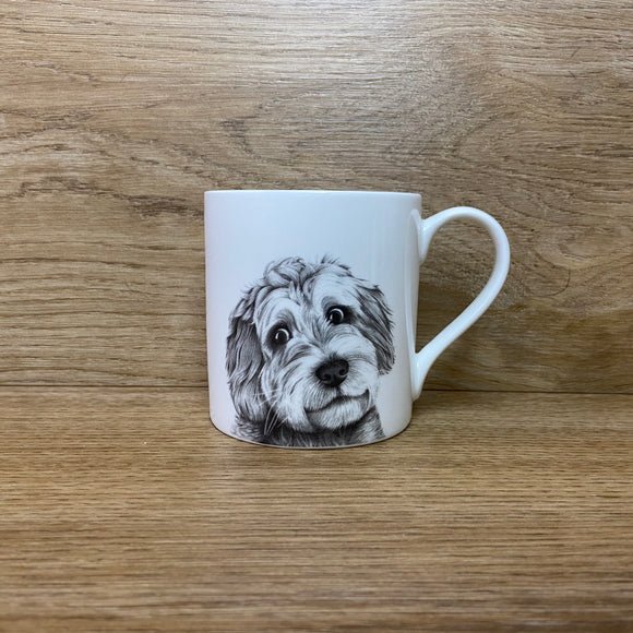 Cooper Cockapoo Fine Bone China Mug - RUTHERFORD & Co