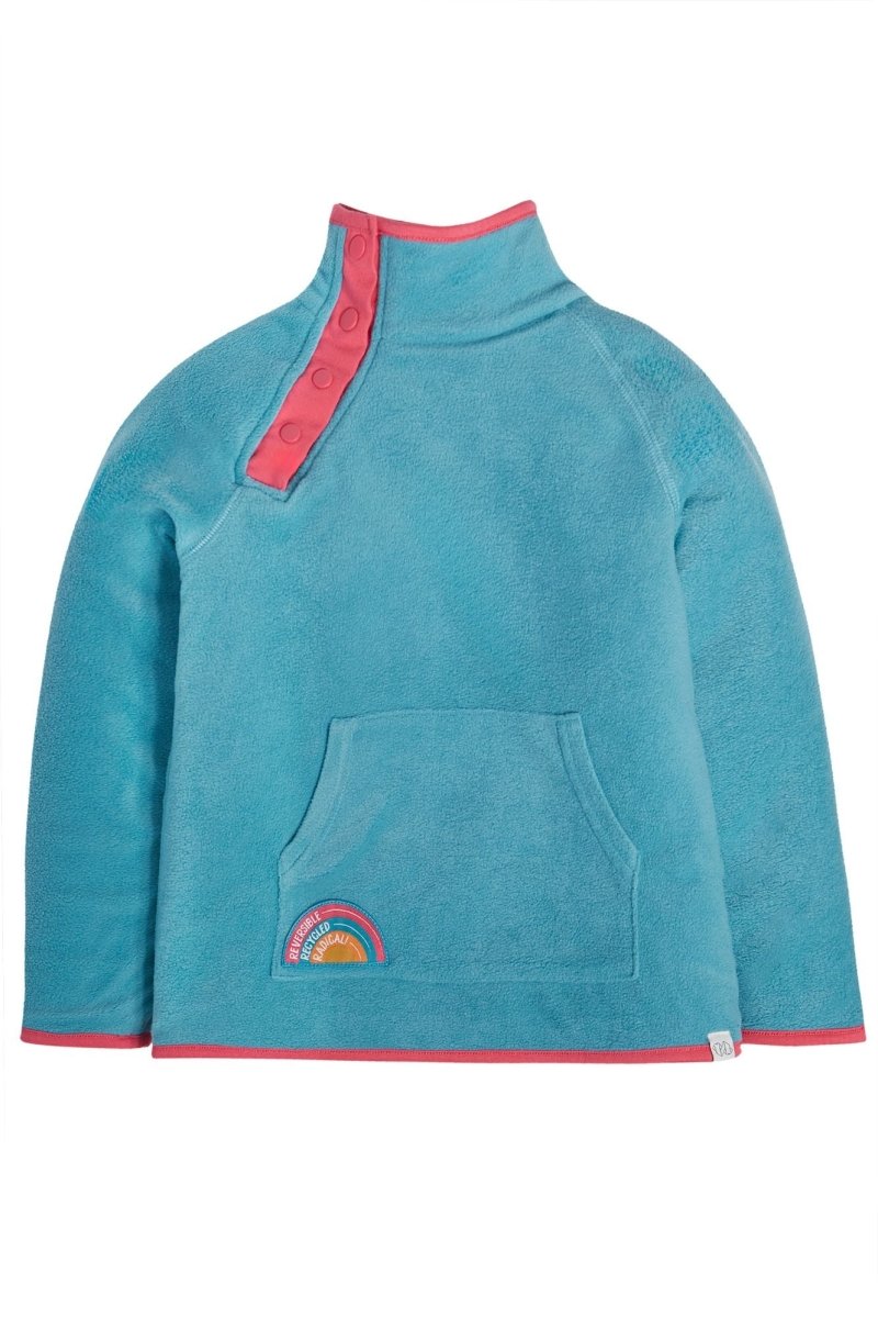 Coral Reversible Snuggle Fleece - RUTHERFORD & Co