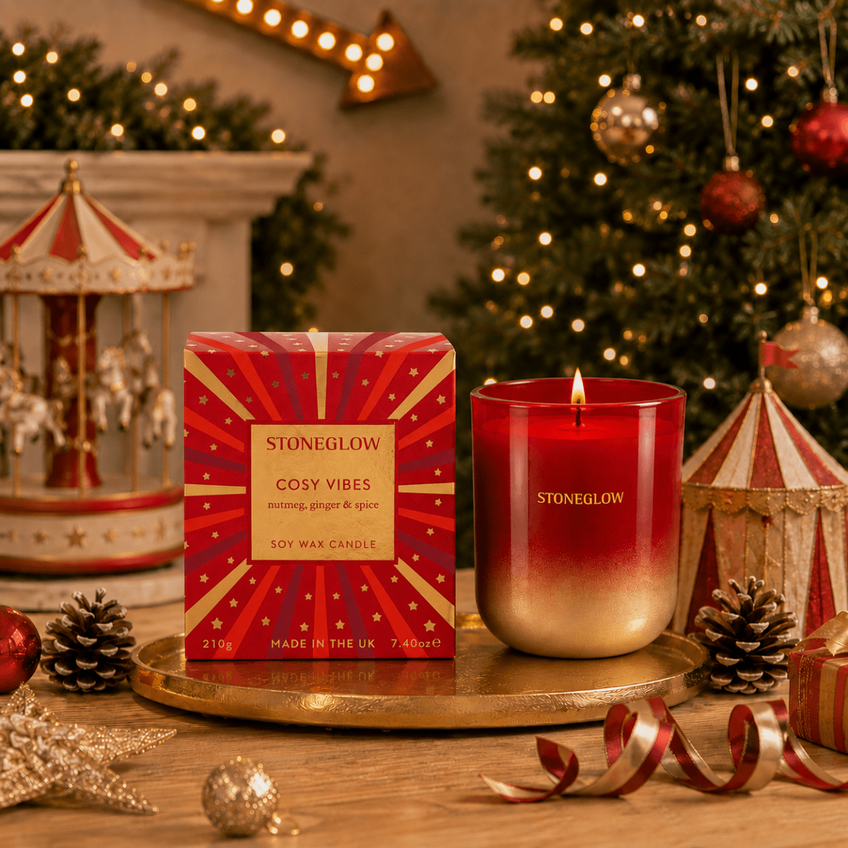 Cosy Vibes Candle 210g - RUTHERFORD & Co