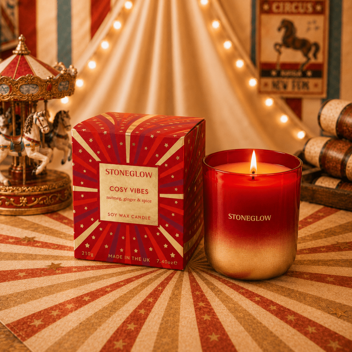 Cosy Vibes Candle 210g - RUTHERFORD & Co