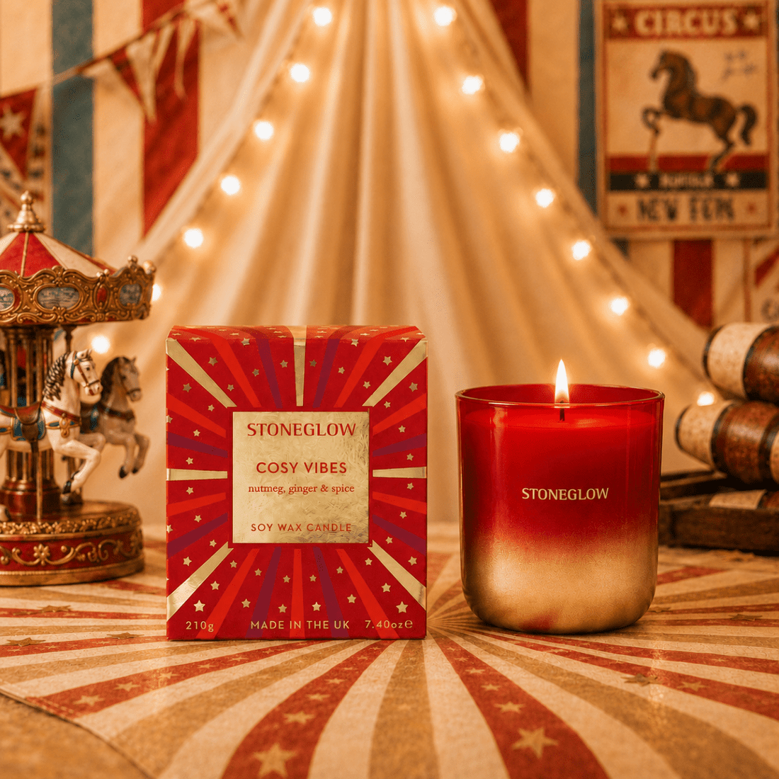 Cosy Vibes Candle 210g - RUTHERFORD & Co