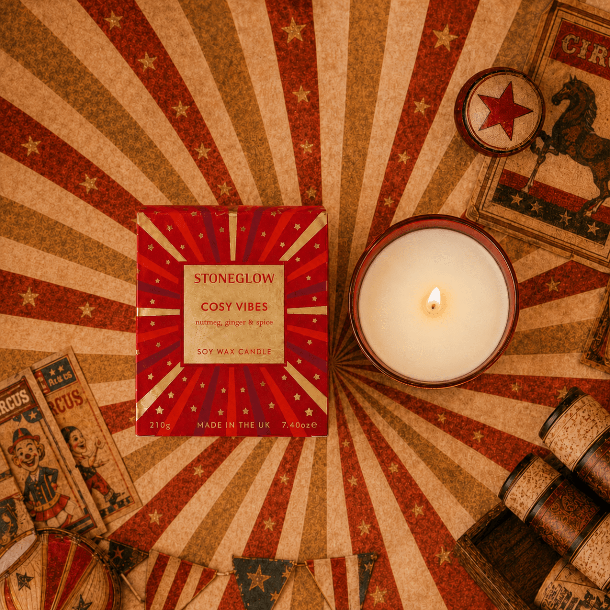 Cosy Vibes Candle 210g - RUTHERFORD & Co