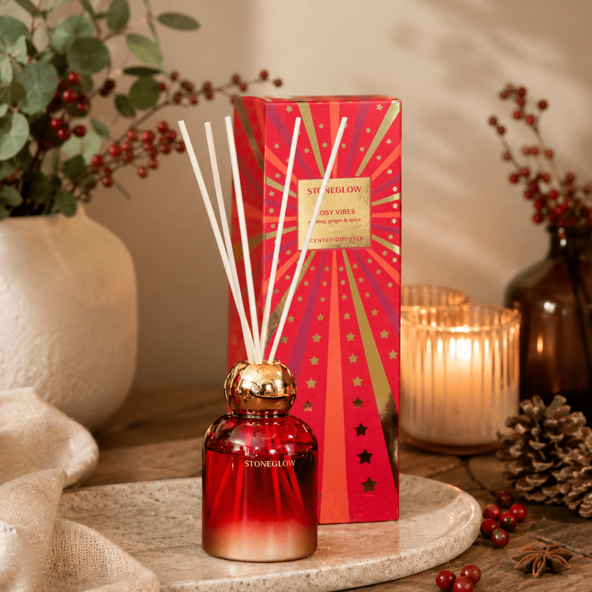 Cosy Vibes Reed Diffuser 120ml - RUTHERFORD & Co