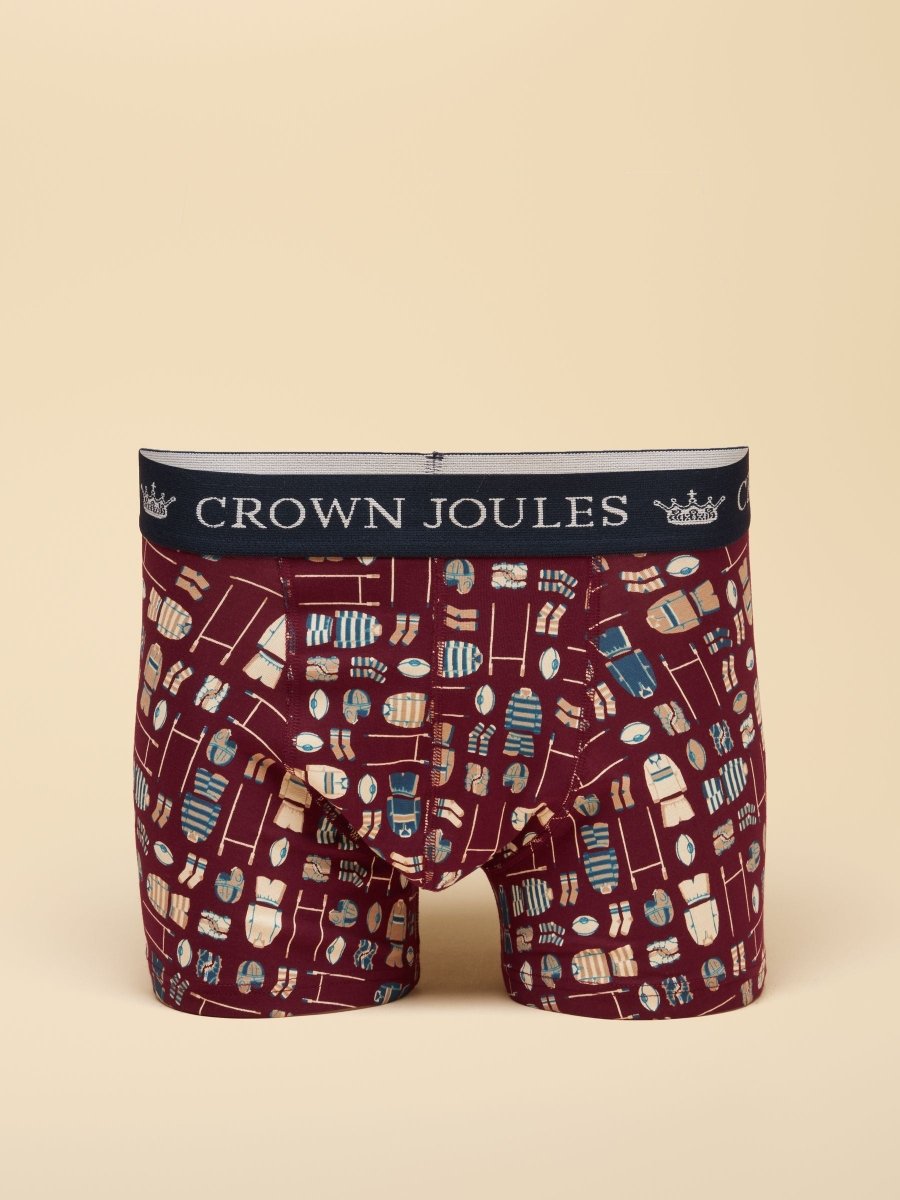Cotton Jersey Boxer Shorts 2 pack - Red/Green - RUTHERFORD & Co
