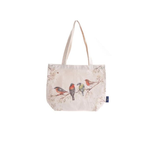 Cotton Tote Bag/British Birds - RUTHERFORD & Co