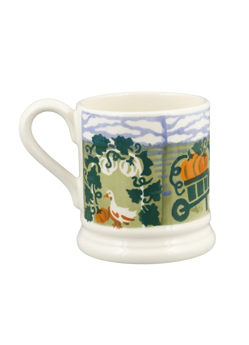 Country Icons Pumpkin Picking 1/2 Pint Mug - RUTHERFORD & Co