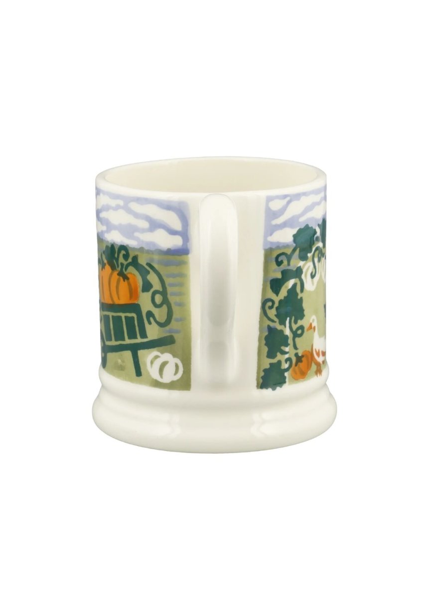Country Icons Pumpkin Picking 1/2 Pint Mug - RUTHERFORD & Co