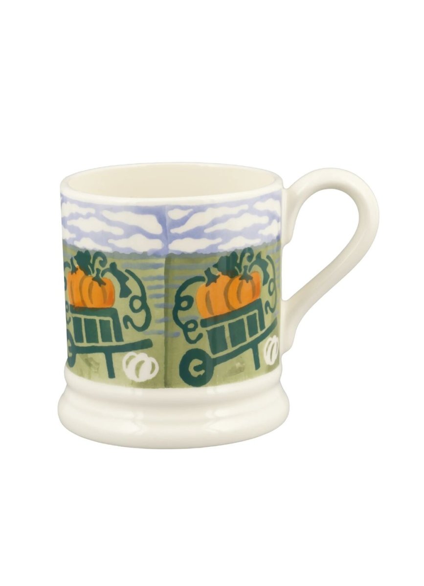 Country Icons Pumpkin Picking 1/2 Pint Mug - RUTHERFORD & Co