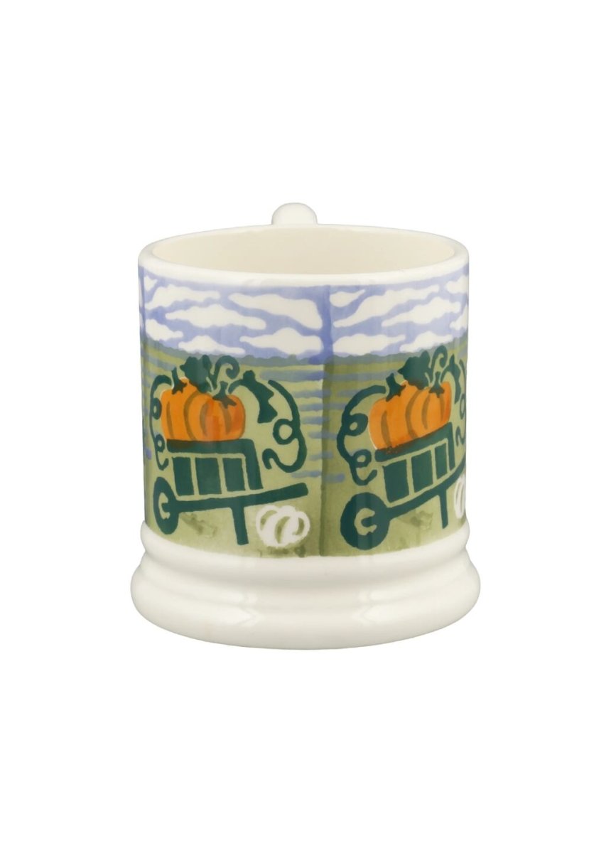 Country Icons Pumpkin Picking 1/2 Pint Mug - RUTHERFORD & Co