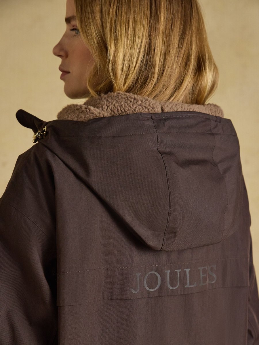 Coverall Fleece Lined Waterproof Coat - Chocolate Brown - RUTHERFORD & Co