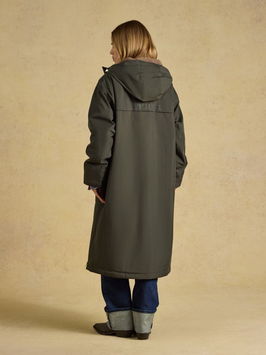 Coverall Fleece Lined Waterproof Coat - Green - RUTHERFORD & Co