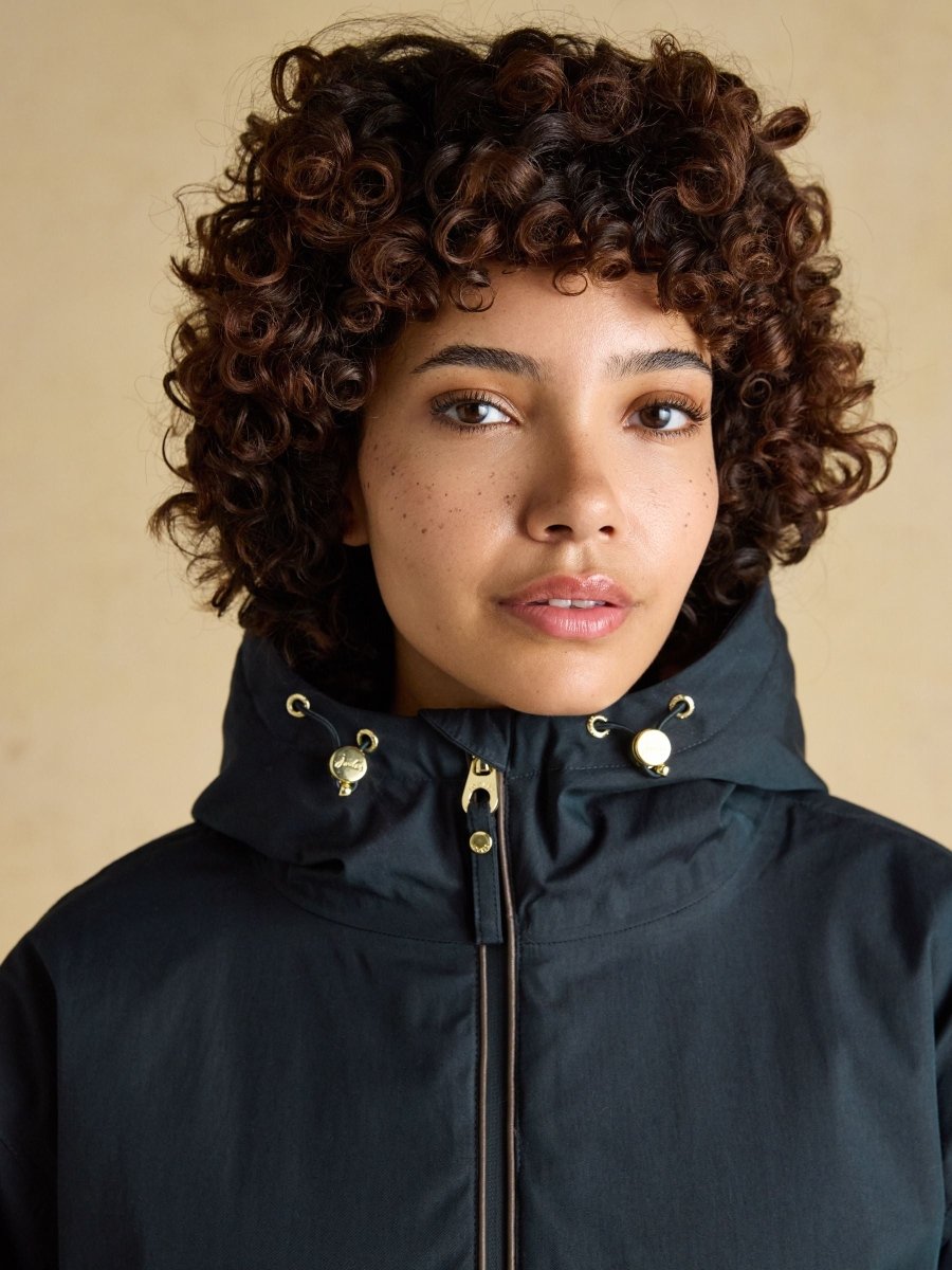 Coverwell Navy Fleece Lined Waterproof Coat - RUTHERFORD & Co