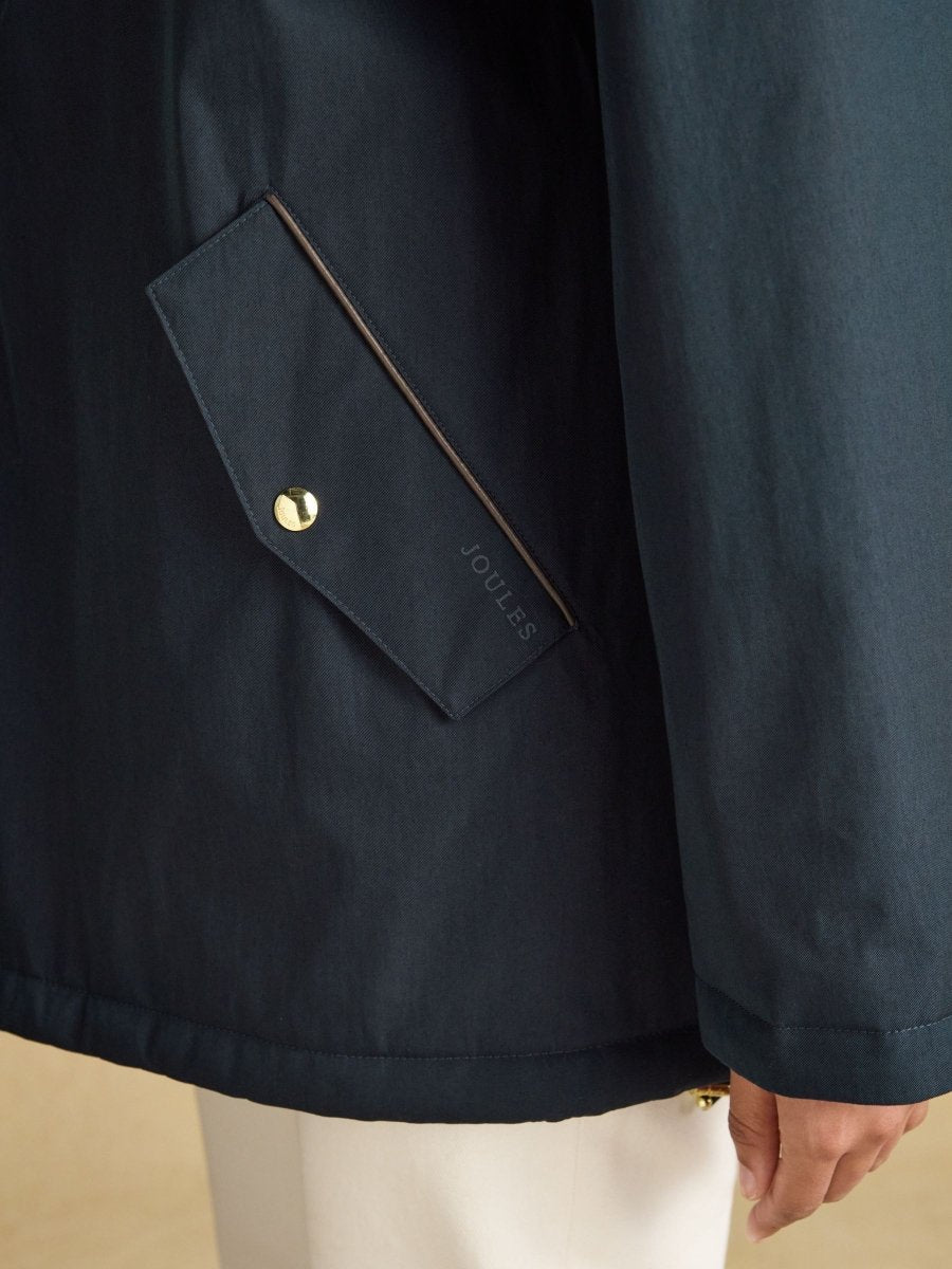 Coverwell Navy Fleece Lined Waterproof Coat - RUTHERFORD & Co