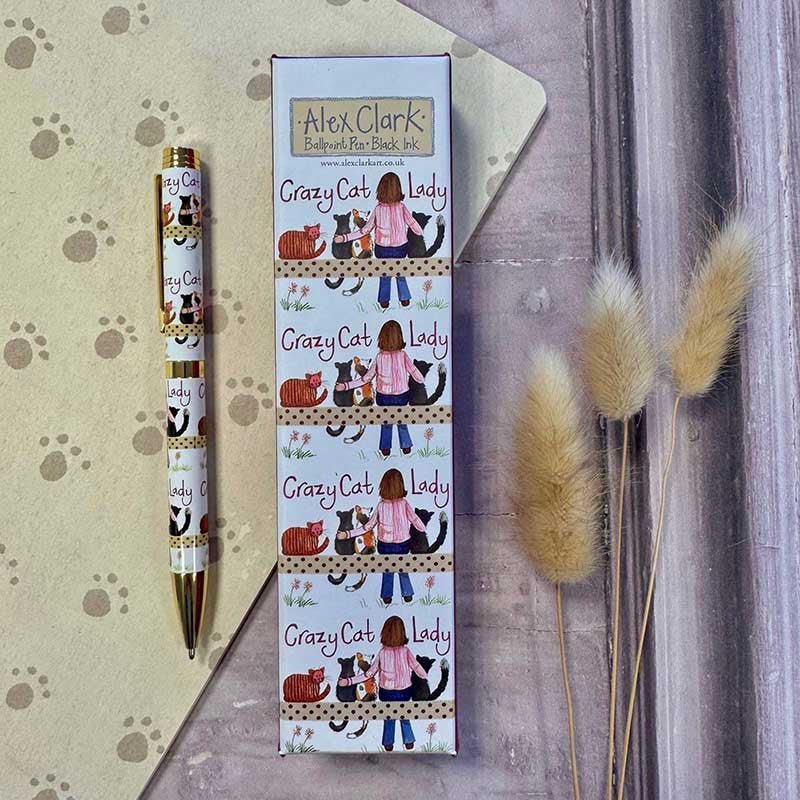 Crazy Cat Lady Ballpoint Pen - RUTHERFORD & Co