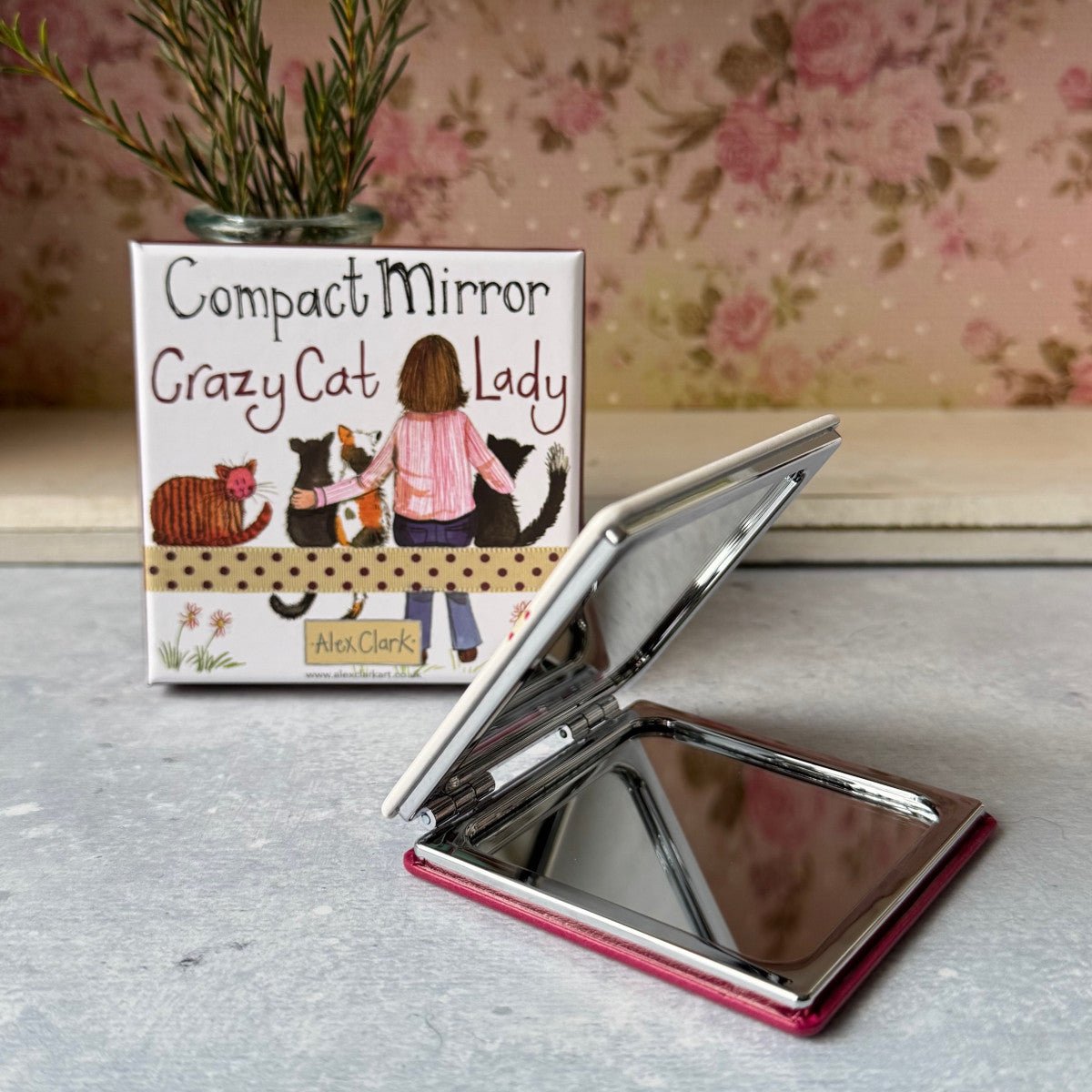 Crazy Cat Lady Compact Mirror - RUTHERFORD & Co