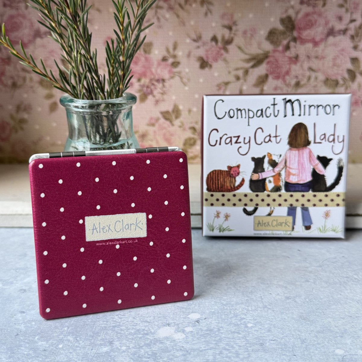 Crazy Cat Lady Compact Mirror - RUTHERFORD & Co