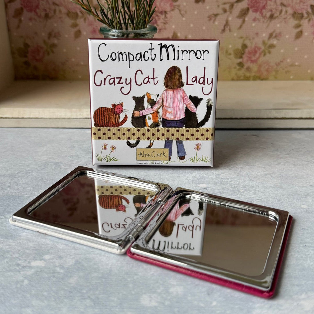Crazy Cat Lady Compact Mirror - RUTHERFORD & Co
