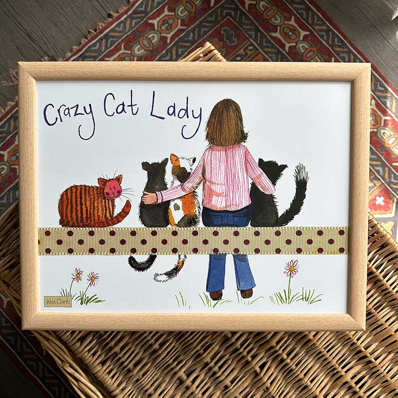 Crazy Cat Lady Lap Tray - RUTHERFORD & Co