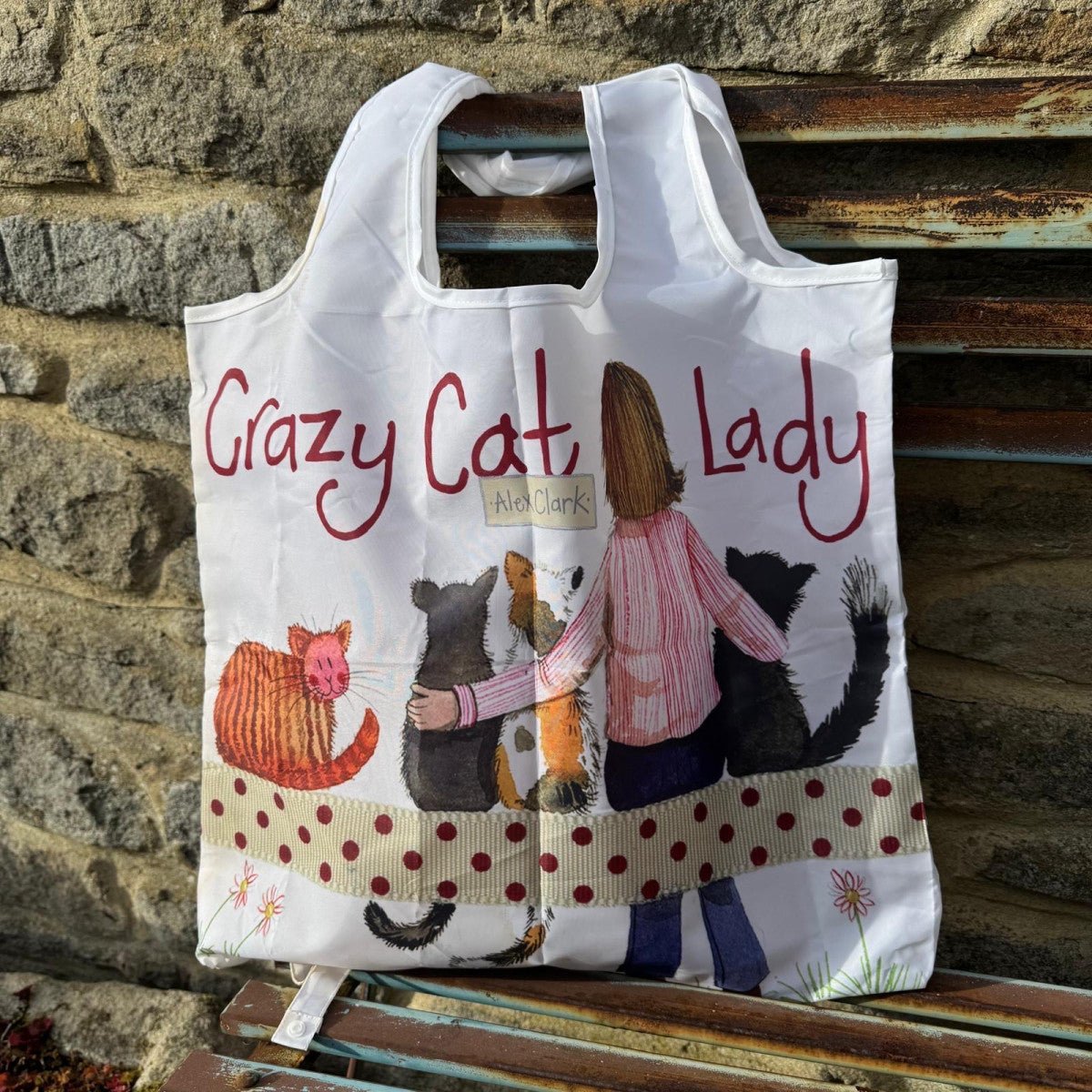 Crazy Cat Lady Reusable Shopping Bag - RUTHERFORD & Co