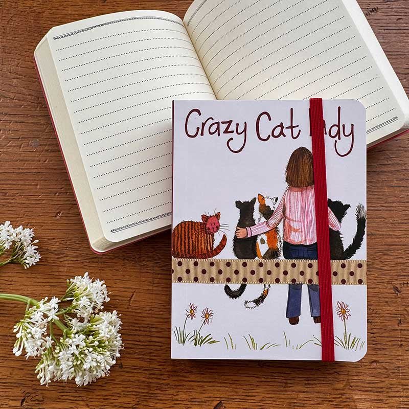 Crazy Cat Lady Small Chunky Notebook - RUTHERFORD & Co