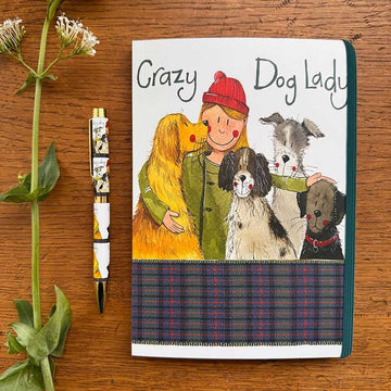 Crazy Dog Lady Large Notebook - RUTHERFORD & Co