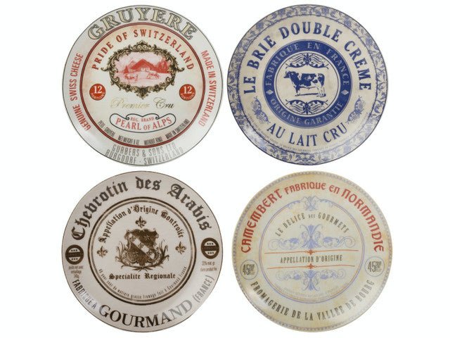 Creative Tops Gourmet Cheese Set Of 4 Cheese Plates - RUTHERFORD & Co
