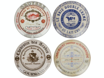 Creative Tops Gourmet Cheese Set Of 4 Cheese Plates - RUTHERFORD & Co