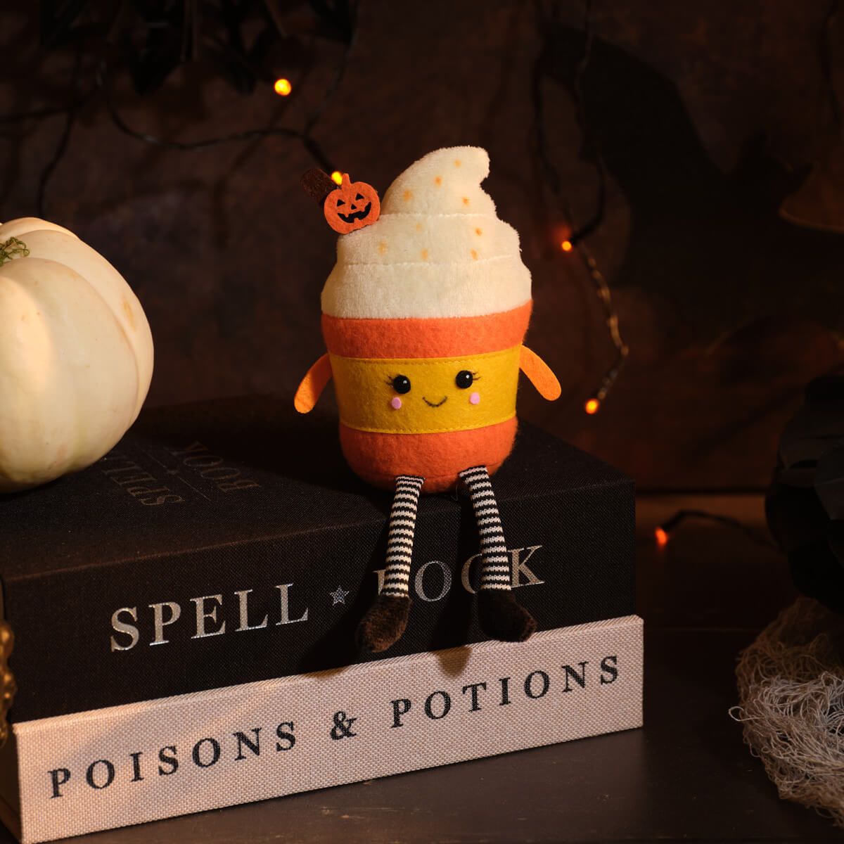Creepy Cuties Textile Latte Decorative Shelf Sitter - RUTHERFORD & Co
