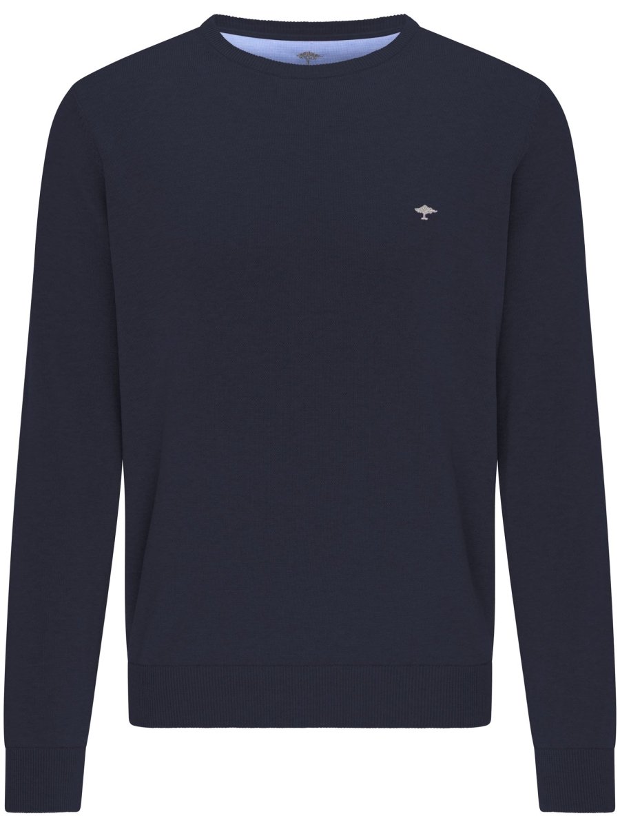 Crew Neck Cotton Knitwear - RUTHERFORD & Co