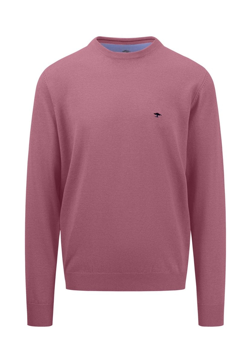 Crew Neck Cotton Knitwear - RUTHERFORD & Co