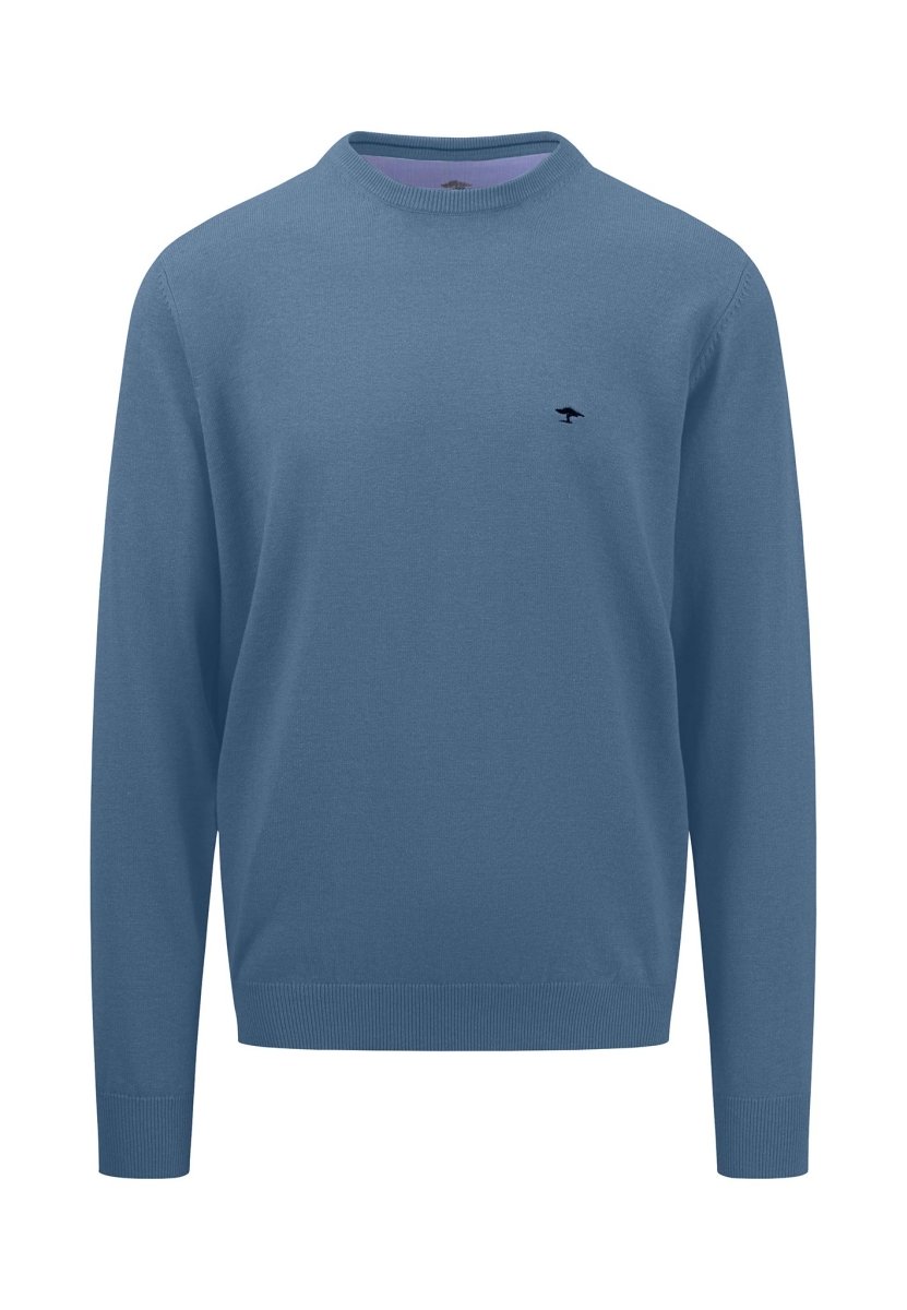Crew Neck Cotton Knitwear - RUTHERFORD & Co