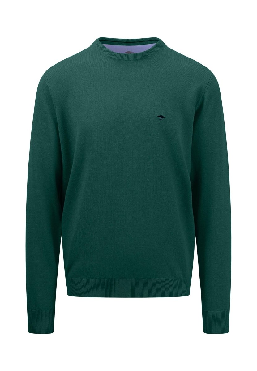 Crew Neck Cotton Knitwear - RUTHERFORD & Co