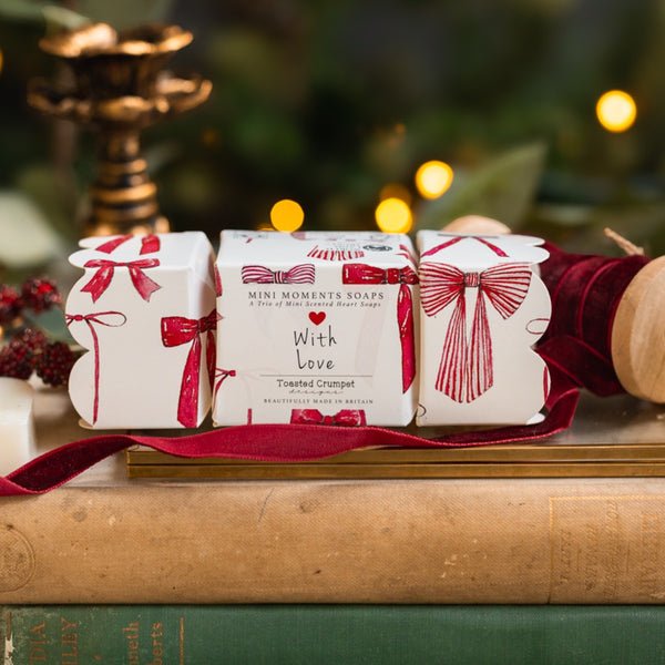 Crimson Velvet Boxed Mini Soaps - RUTHERFORD & Co