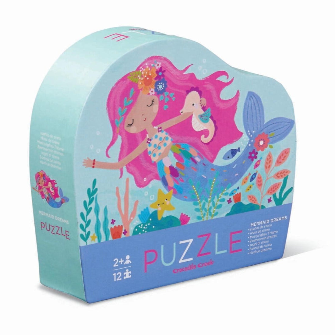 Crocodile Creek 12 Piece Mini Puzzle - Mermaid Dreams - RUTHERFORD & Co