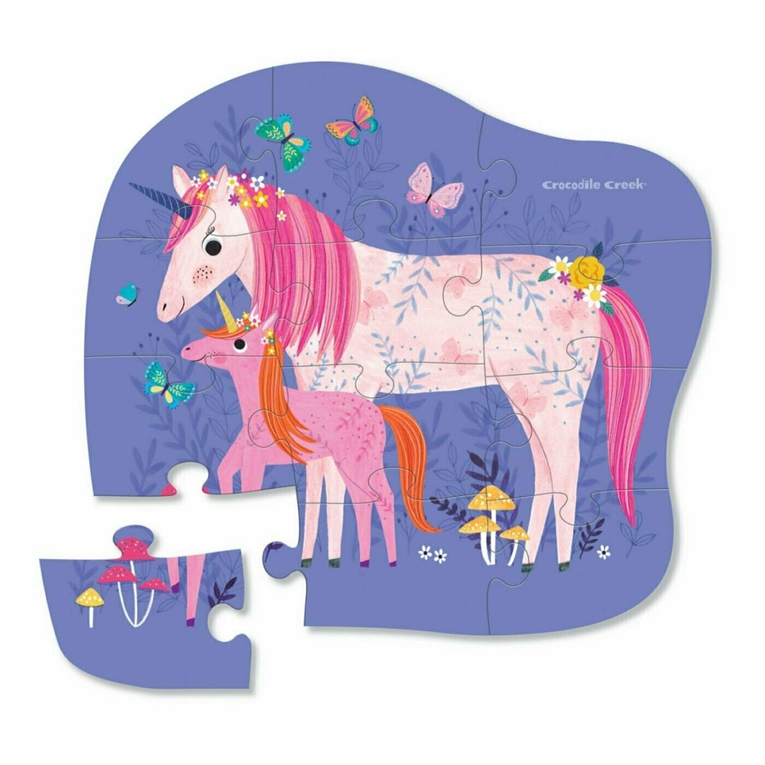 Crocodile Creek 12 Piece Mini Puzzles - Unicorn Magic - RUTHERFORD & Co