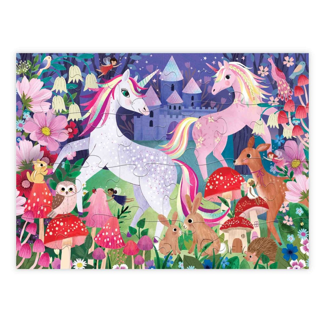Crocodile Creek 24 Piece Little Buildings Puzzles - Unicorn Castle - RUTHERFORD & Co