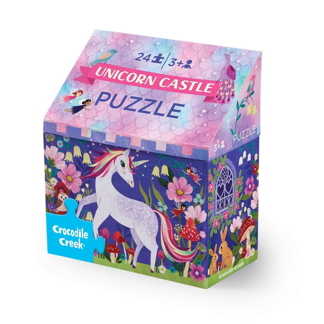 Crocodile Creek 24 Piece Little Buildings Puzzles - Unicorn Castle - RUTHERFORD & Co